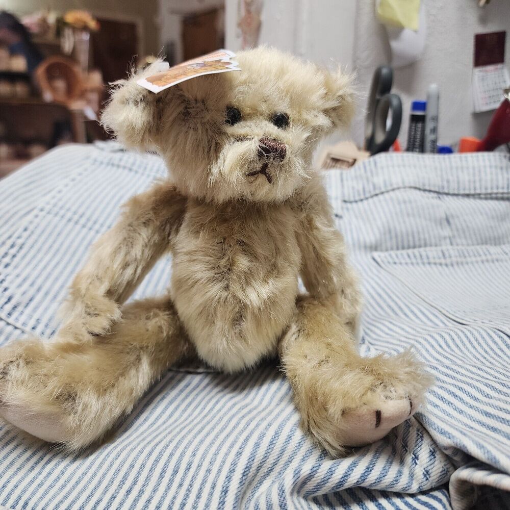 The Bearington Collection Tan Bear Baby 9" Plush